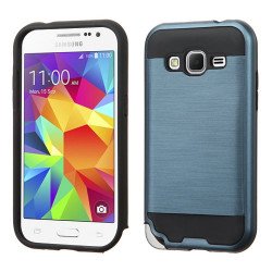 Samsung Galaxy Core Prime Prevail LTE G360 Armor Hybrid Case (Navy Blue)